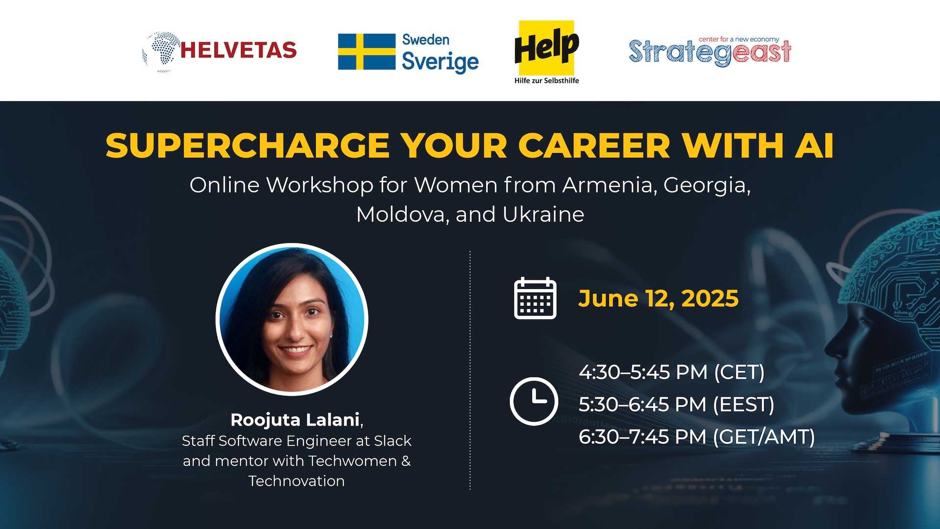 Workshop ‘Supercharge Your Career with AI’