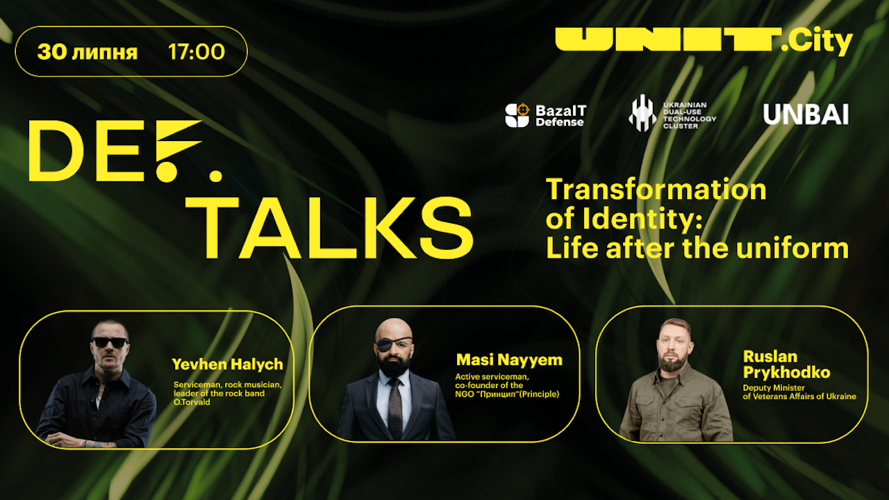 ‘DEF.Talks — Identity Transformation: Life after the uniform’ ‘DEF.Talks — Identity Transformation: Life after the uniform’