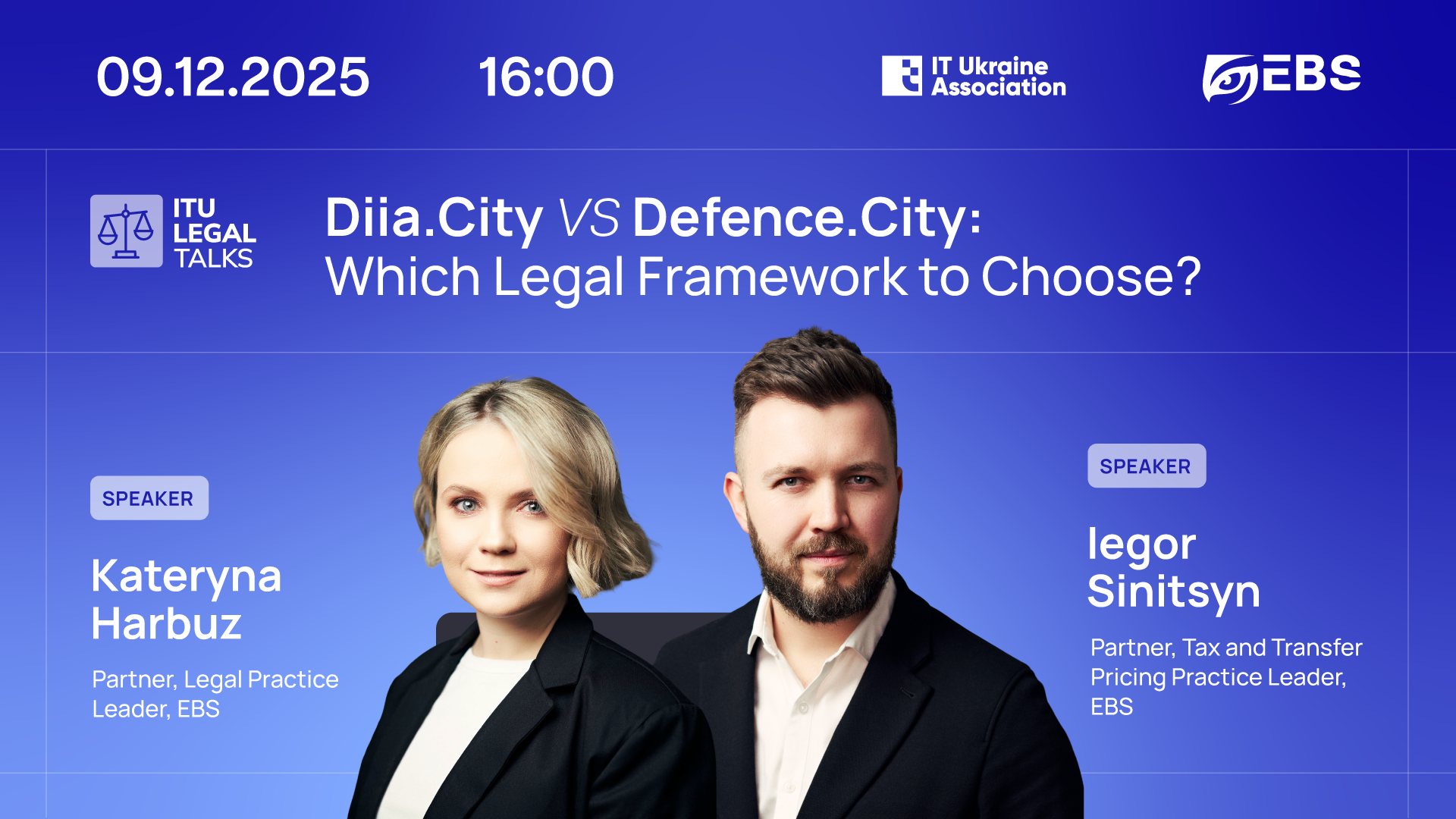 ITU Legal Talks  ‘Diia.City VS Defence.City: Which Legal Framework to Choose?’