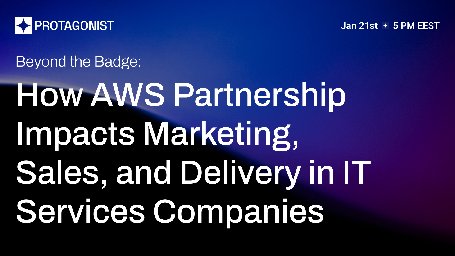 Webinar: AWS as a Business Tool for IT Companies