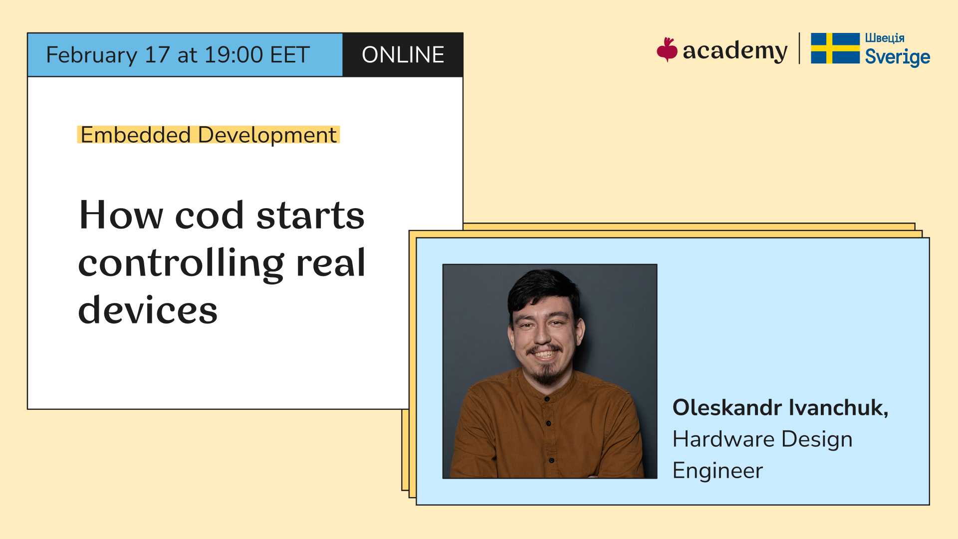 Embedded Development: How Code Starts Controlling Real Devices Embedded Development: How Code Starts Controlling Real Devices