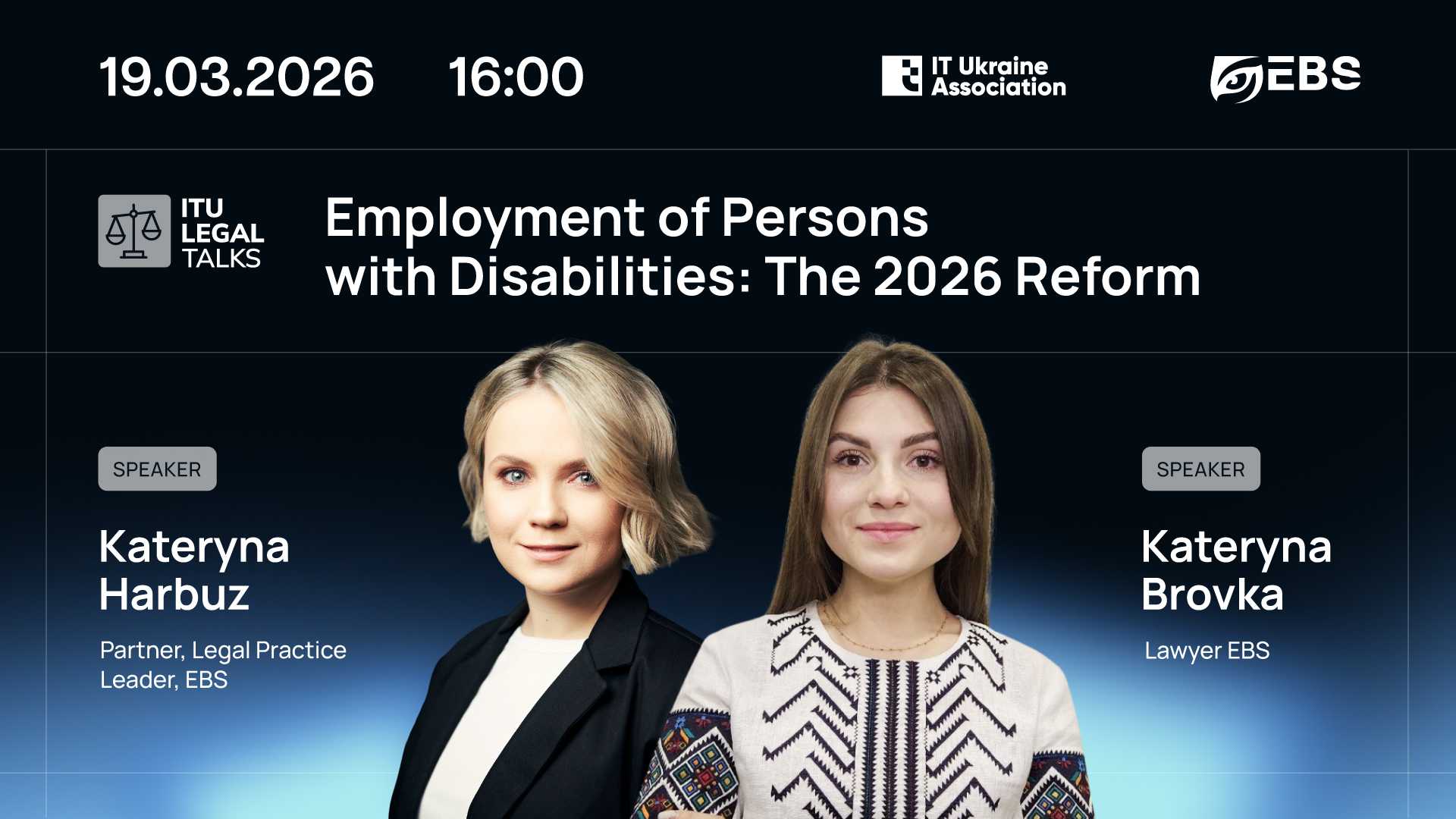 ITU Legal Talks ‘Employment of Persons with Disabilities: The 2026 Reform’