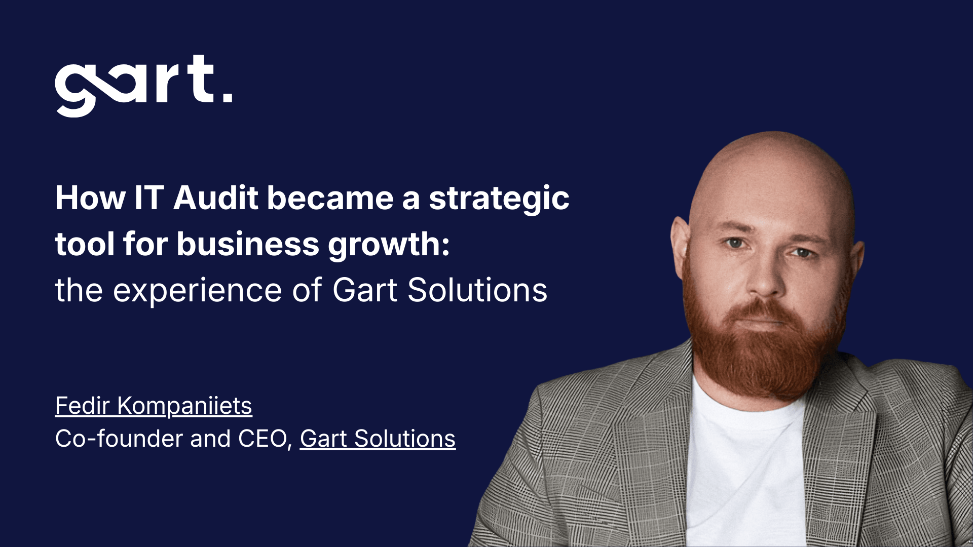 en_IT Audit Fedir Kompaniiets Gart Solutions