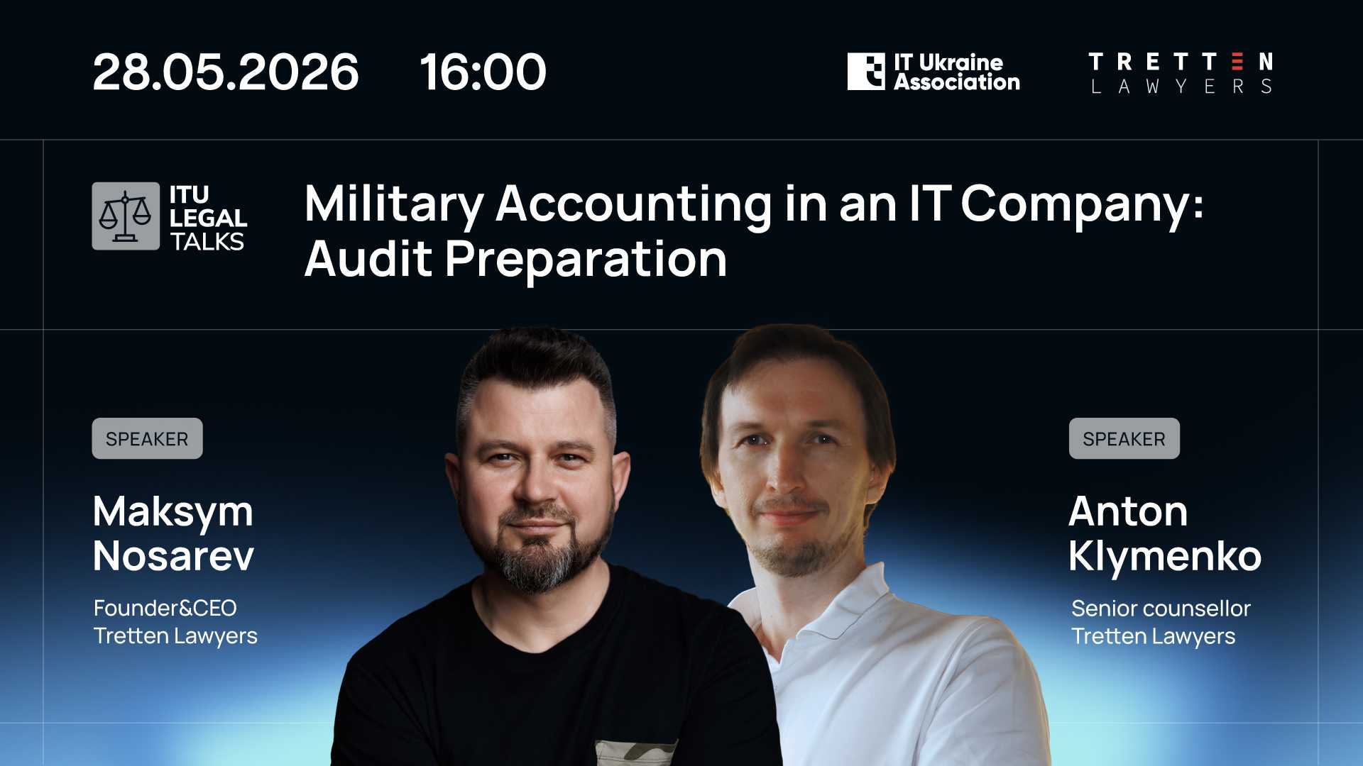 ITU Legal Talks ‘Military Accounting in IT Companies: Preparing for Inspections’ ITU Legal Talks ‘Military Accounting in IT Companies: Preparing for Inspections’