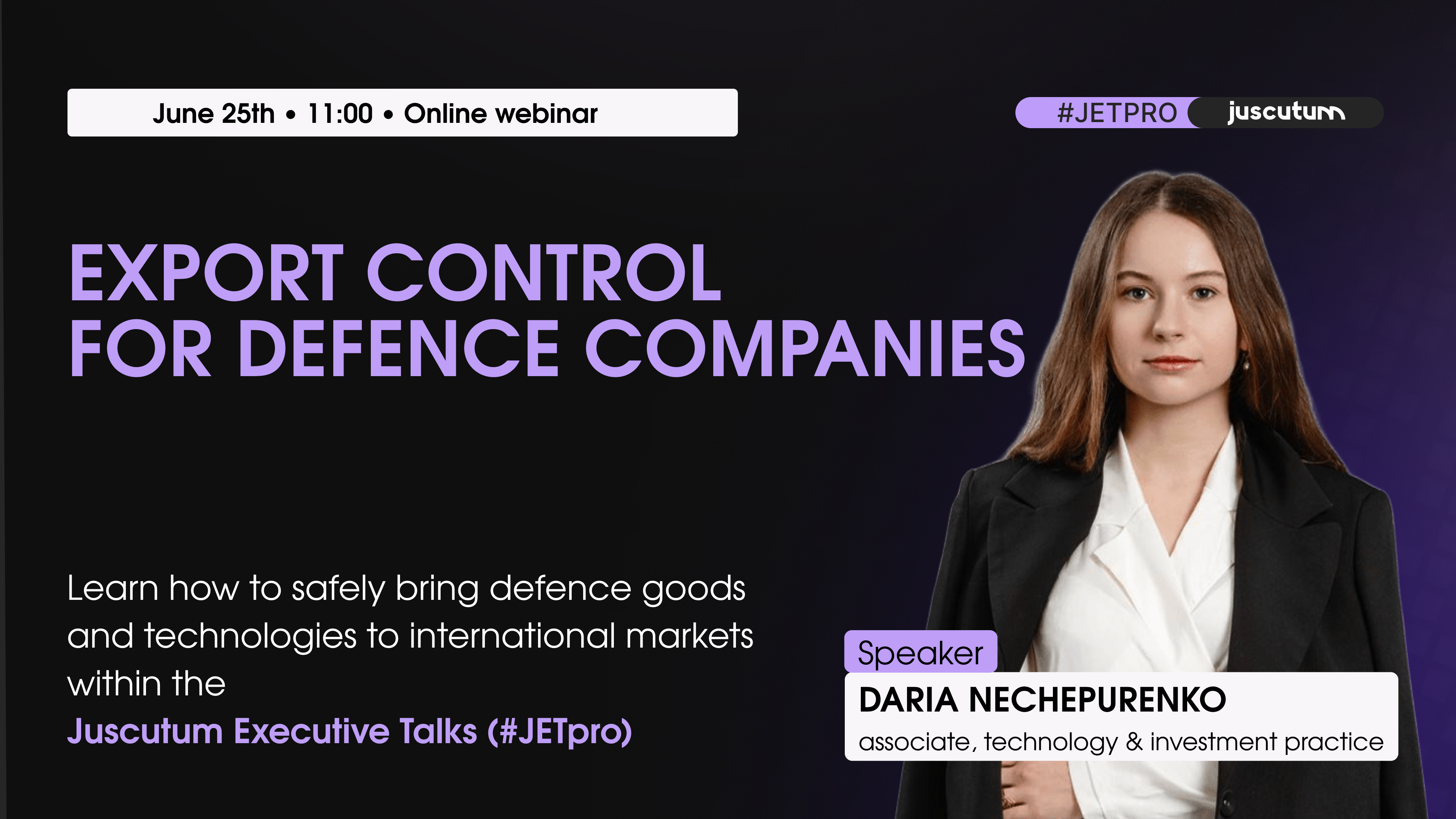 Export Control for Defence Companies Export Control for Defence Companies
